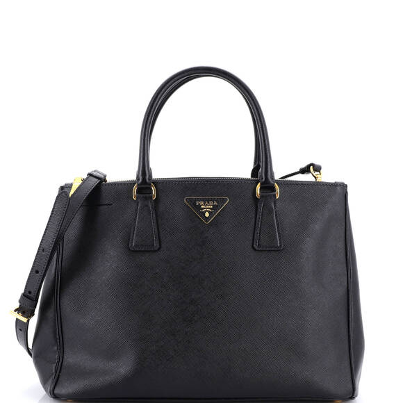 Prada Handbags - Prada Medium Double Zip Lux Tote Saffiano Leather